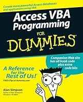 Algopix Similar Product 6 - Access VBA Programming For Dummies