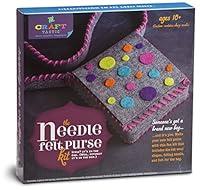 Algopix Similar Product 2 - Craft-tastic Needle Felt Purse Kit