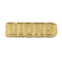 Algopix Similar Product 8 - PinMarts Gold LIONS Mascot Chenille