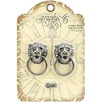 Algopix Similar Product 15 - Graphic 45 Antique Brass Door Knockers