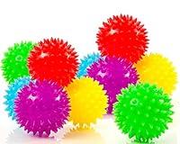Algopix Similar Product 15 - IMPRESA 10Pack of Spiky Sensory Balls