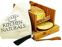 Algopix Similar Product 12 - Premium Bamboo Foldable Bread Slicer 