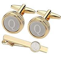 Algopix Similar Product 2 - GWD Mens Cufflinks Tie clips set Set