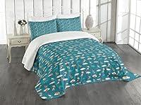 Algopix Similar Product 5 - Ambesonne Skateboarding Bedspread Boy