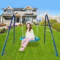 Algopix Similar Product 6 - 400lbs Saucer Swing with Frame Kids