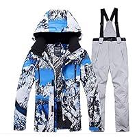 Algopix Similar Product 3 - Men Ski Suits Warm Snow Jacket and