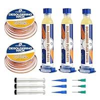 Algopix Similar Product 4 - Desoldering Wick and Soldering Flux