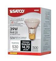 Algopix Similar Product 6 - Satco S2232 Par20 Bulb Halogan 39w