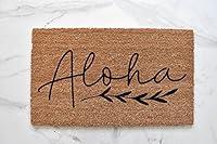 Algopix Similar Product 16 - Aloha Doormat Summer Doormat Welcome