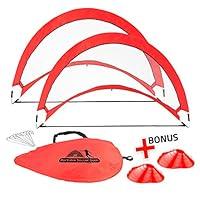 Algopix Similar Product 10 - Abco Tech Portable Soccer Goal Set for