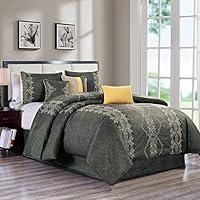 Algopix Similar Product 7 - Elight Home Parry Embroidery 7 Piece