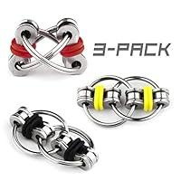 Algopix Similar Product 13 - CaLeQi Flippy Chain Fidget Toy Relieves