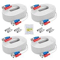 Algopix Similar Product 1 - ANNKE 4 Pack 30M100ft AllinOne Video