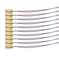 Algopix Similar Product 18 - DTOL 10pcs 5V 650nm 5mW Red Dot Laser