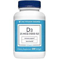 Algopix Similar Product 10 - Vitamin D3 1000IU Softgel Supports