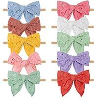 Algopix Similar Product 13 - 10PCS Baby Bows Headbands Oaoleer Baby