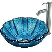 Algopix Similar Product 7 - VIGO Mediterranean Seashell Glass