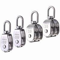 Algopix Similar Product 9 - Rocaris 4 Pack M20 Pulley Block 2 Pcs