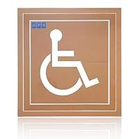 Algopix Similar Product 11 - APS 36 Handicap Stencil Parking Lot 