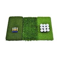 Algopix Similar Product 10 - Rukket TriTurf Golf Hitting Mat Attack