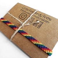 Algopix Similar Product 4 - LGBTQ Gay Pride Hand Woven Rainbow