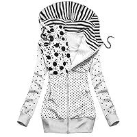Algopix Similar Product 3 - Wirziis Womens Full Zip Up Hoodies