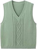 Algopix Similar Product 8 - Partvece Girls V Neck Solid Color Cable