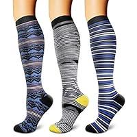 Algopix Similar Product 2 - CHARMKING Copper Compression Socks 3