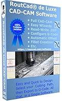 Algopix Similar Product 3 - RoutCad de Luxe CADCAM Software CNC