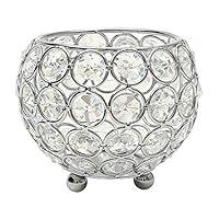 Algopix Similar Product 10 - VINCIGANT Silver Crystal Bowl Candle