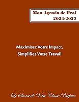 Algopix Similar Product 19 - Mon Agenda de Professeurs des Ecoles