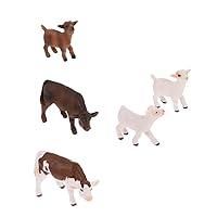 Algopix Similar Product 18 - WHAMVOX 5 Pcs Simulated Animals Cow