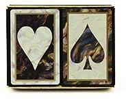 Algopix Similar Product 4 - Congress Black Marble Playing Cards 