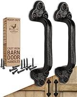 Algopix Similar Product 18 - Heavy Duty Barn Door Handles Set of 2