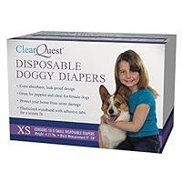 Algopix Similar Product 12 - ClearQuest Disposable Doggy Diapers