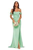 Algopix Similar Product 17 - Clothfun Cowl Neck Bridesmaid Dresses