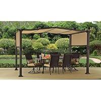 Algopix Similar Product 7 - Steel Pergola Gazebo 12 x 10 Outdoor