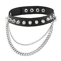 Algopix Similar Product 16 - HZMAN Fashion Women Men Cool Punk Goth