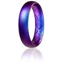 Algopix Similar Product 11 - Egnaro Silicone Anniversary Ring Women