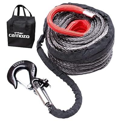  SAMOUT Synthetic Winch Rope Cable Kit: 1/2in x 92ft