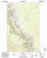 Algopix Similar Product 3 - YellowMaps Polebridge MT topo map