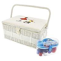 Algopix Similar Product 9 - Sewing Basket Organizer with Needles