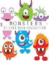 Algopix Similar Product 6 - Monsters Sticker Book Collection Blank