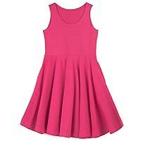 Algopix Similar Product 5 - Mightly Girls Sleeveless Skater Dress