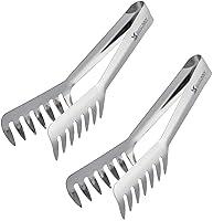 Algopix Similar Product 12 - MSY BIGSUNNY 2 Pack Pasta Tong