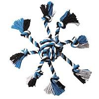 Algopix Similar Product 10 - Zanies Crazy Eight Rope Dog Toys, Blue