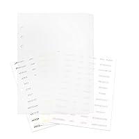 Algopix Similar Product 8 - Index Tabs for A5A6 6Holes Cover