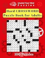 Algopix Similar Product 16 - Hard Crossword Puzzle Book for Adults