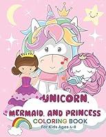 Algopix Similar Product 2 - Unicorn Mermaid and Princess Coloring