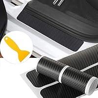 Algopix Similar Product 12 - NF orange 4X 5D Carbon Fiber Car Scuff
